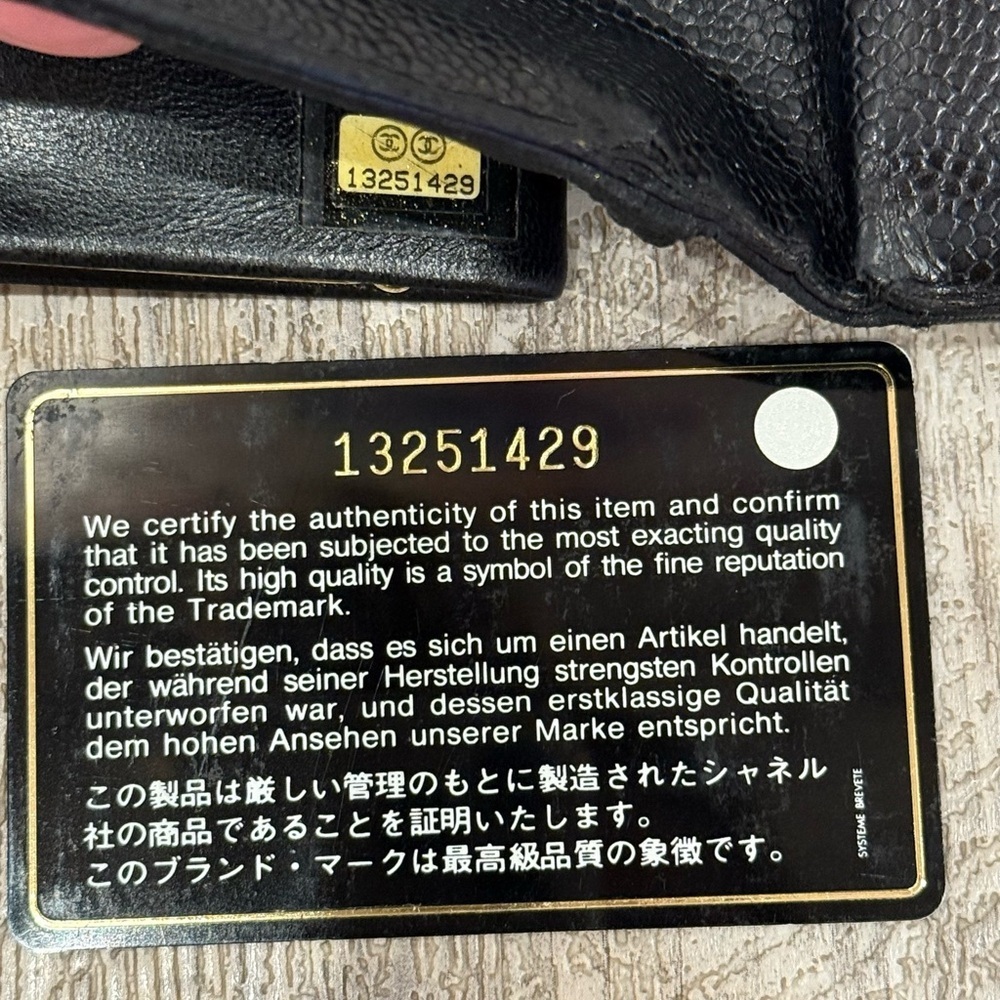 Chanel Long Wallet, Caviar Leather - Picture 10 of 13